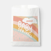 ベビー振りかけるかわいい雲レインボーレインカスタム フェイバーバッグ (正面)