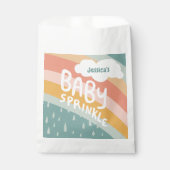 ベビー振りかけるかわいい雲レインボーレインカスタム フェイバーバッグ (正面)