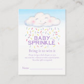 ベビー振りかけるホィムズク エンクロージャーカード (正面)