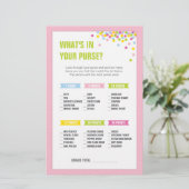 ベビー振りかける財布のゲームの内容 – ピンク (スタンド正面)