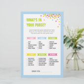 ベビー振りかける財布のゲームの内容 – 青 (スタンド正面)