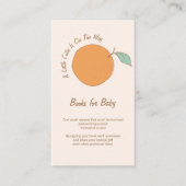 ベビー挿入のための本の方法に関する小さなかわいこちゃん エンクロージャーカード (正面)