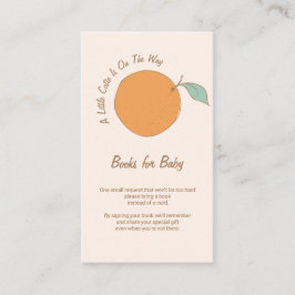 ベビー挿入のための本の方法に関する小さなかわいこちゃん エンクロージャーカード