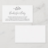 ベビー挿入カードの帳簿 エンクロージャーカード (正面/裏面)