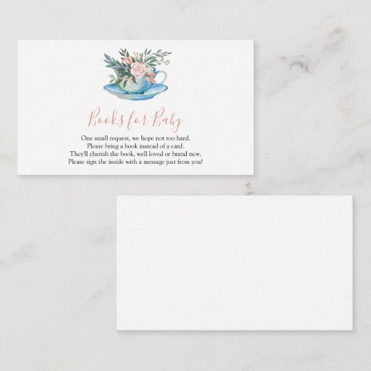 ベビー挿入カードの帳簿 エンクロージャーカード (正面/裏面)