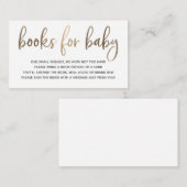 ベビー挿入カードの帳簿 エンクロージャーカード (正面/裏面)