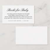 ベビー挿入カードの帳簿 エンクロージャーカード (正面/裏面)