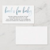 ベビー挿入カードの帳簿 エンクロージャーカード (正面/裏面)