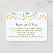 ベビー挿入カードの編集可能なブック エンクロージャーカード (正面)