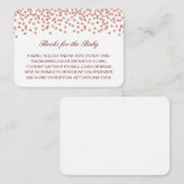 ベビー挿入カードの編集可能なブック エンクロージャーカード (正面/裏面)