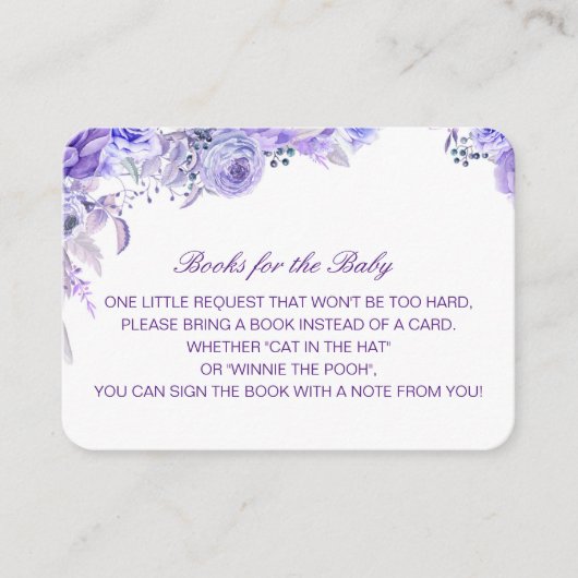 ベビー挿入カードの編集可能なブック エンクロージャーカード (正面)