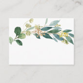 ベビー挿入カード用グリーンブック エンクロージャーカード (裏面)