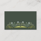 ベビー挿入カード用ストーリーブックベビーシャワーブック エンクロージャーカード (裏面)