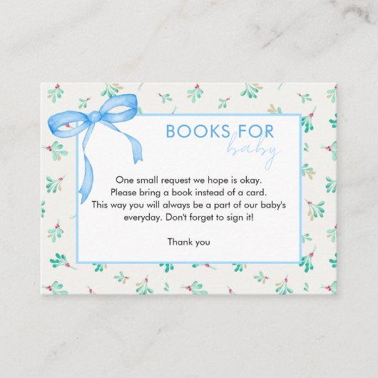 ベビー挿入カード用メモ帳 エンクロージャーカード (正面)