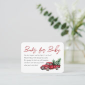 ベビー挿入用喜び本の赤い格子束 名刺 (スタンド正面)