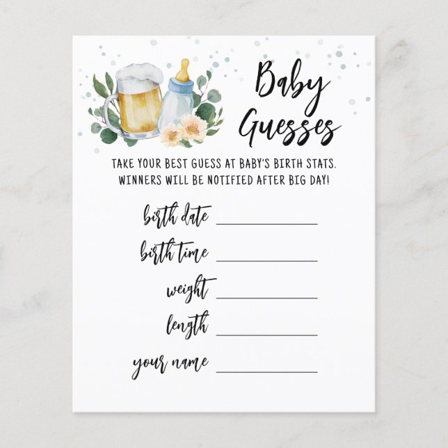 ベビー推測の予測緑のベビーは醸造している (正面)