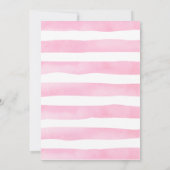 ベビー推測ゲーム赤ちゃんシャワーテディベア 招待状 (裏面)