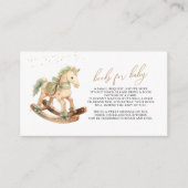 ベビー揺動馬用書籍 エンクロージャーカード (正面)