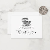 ベビー搬送サンキューカード ノートカード (正面/裏面インサイチュ)