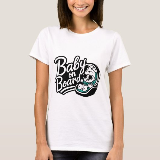 ベビー搭載 Tシャツ (正面)