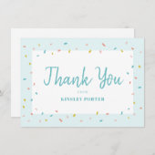 ベビー散布サンキューカード (正面/裏面)