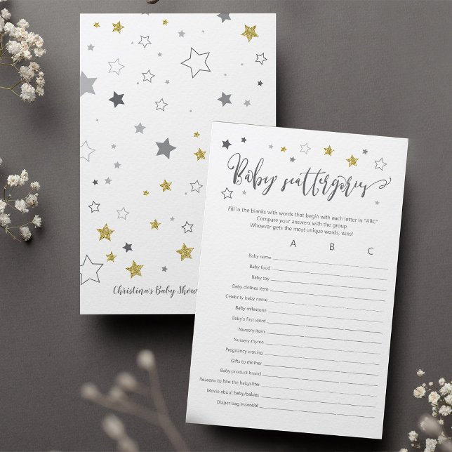 ベビー散布図 | ABCベビーシャワーゲーム (クリエイターアップロード済み)