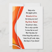 ベビー散布招待状 招待状 (正面)