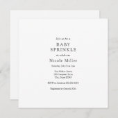 ベビー散布招待状 招待状 (正面/裏面)