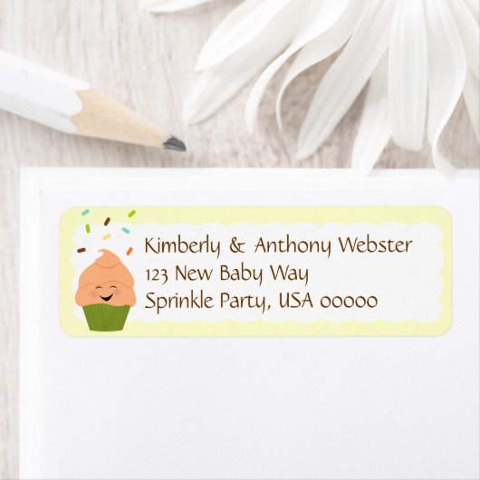 ベビー散布男女兼用差出人住所ラベル ラベル (インサイチュ)