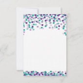 ベビー散布 |赤ちゃんシャワー 招待状 (裏面)