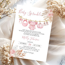 ベビー散水カボチャ秋ベビーシャワー招待状 招待状