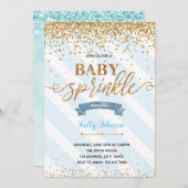 ベビー散水シャワーパーティの招待状 招待状 (正面/裏面)