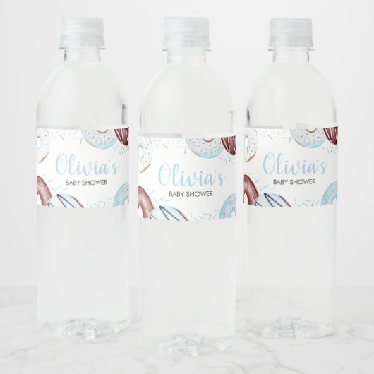 ベビー散水ドーナツ赤ちゃんシャワー ペットボトルラベル (ボトル)