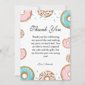 ベビー散水中性ベビーシャワーサンキューカード 招待状 (正面)