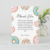 ベビー散水中性ベビーシャワーサンキューカード 招待状 (スタンド正面)