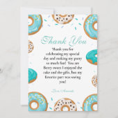 ベビー散水少年ベイビーシャワーサンキューカード 招待状 (正面)