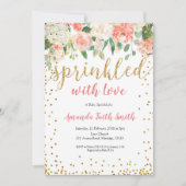 ベビー散水招待状カードフローラ 招待状 (正面)