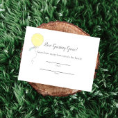 ベビー散水推測遊技赤ちゃんシャワー エンクロージャーカード