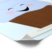 ベビー散水旗インブルー ポスター (角)