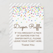 ベビー散水赤ちゃんシャワーゲームのサインサイズ5x7" 招待状 (正面/裏面)