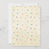 ベビー散水赤ちゃんシャワー男女兼用パーティー 招待状 (裏面)