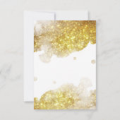 ベビー散水赤ちゃんシャワー黄金 サンキューカード (裏面)