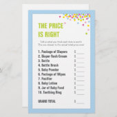 ベビー散水/赤ちゃんシャワー価格は右 – 青 (正面/裏面)