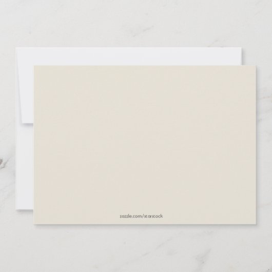 ベビー文字ブロックズベビーシャワー招待状 招待状 (裏面)