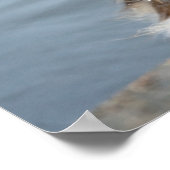 ベビー日本のマカク |地獄谷野猿公苑 ポスター (角)