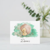 ベビー昼寝 ポストカード (スタンド正面)