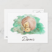 ベビー昼寝 ポストカード (正面/裏面)