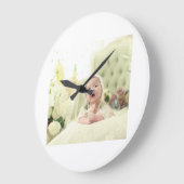 ベビー時計 ラージ壁時計 (傾斜)