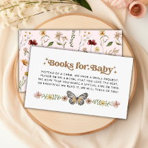 ベビー書依頼カード用の小さな山花本