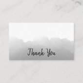 ベビー書依頼赤ちゃんシャワー招待状 名刺 (裏面)